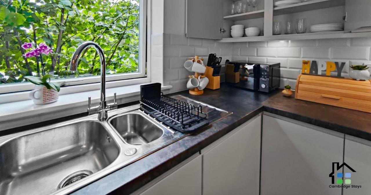 Cambridge Stays Riverside 2Br Flat-Walk To Centre-Parking-Balcony Ngoại thất bức ảnh